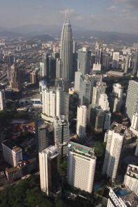 Autre Vue depuis la tour KL - Kuala Lumpur