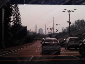 Vue du palais du roi KL