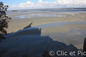 Ombre du mont saint michel